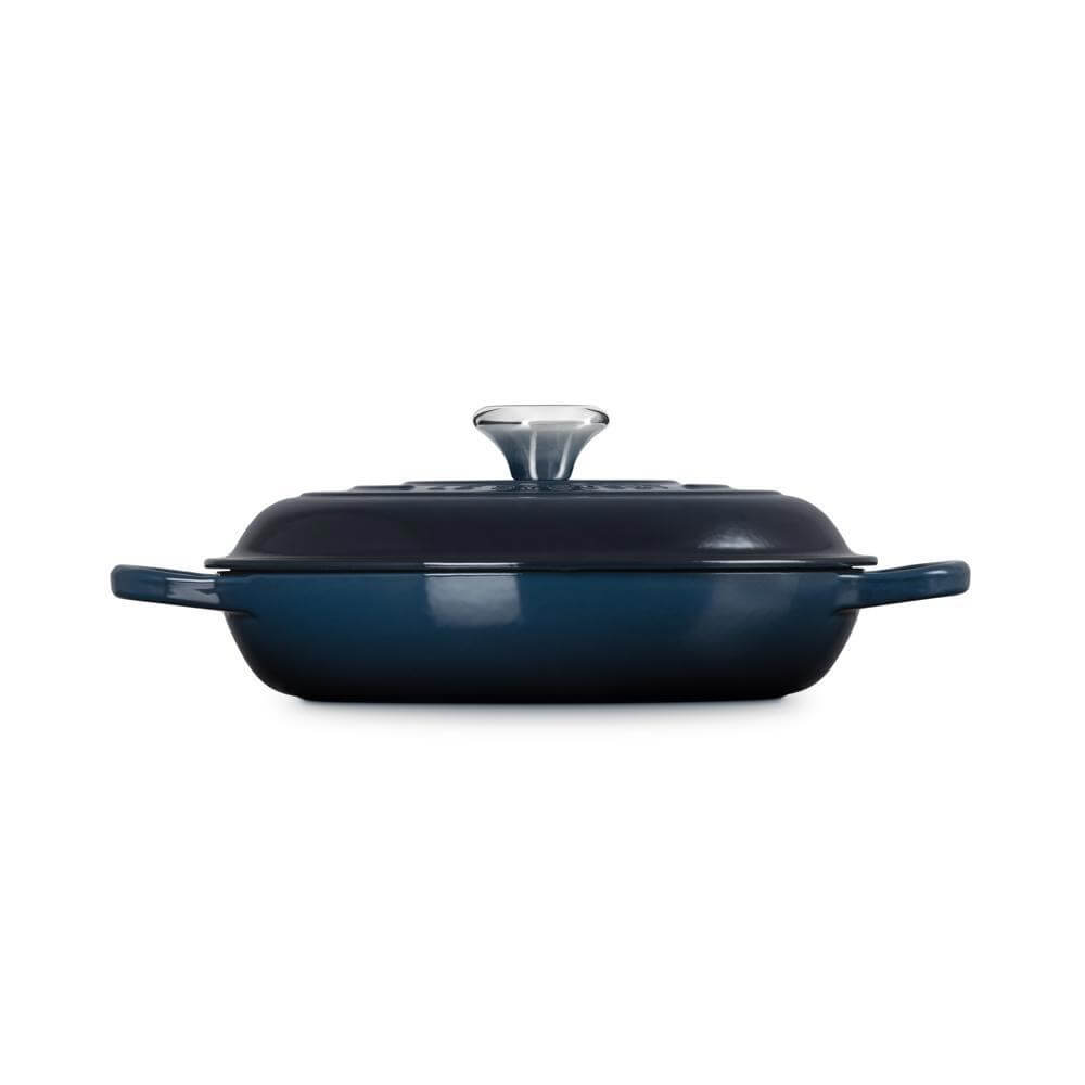 Le Creuset Signature Cast Iron Shallow Casserole 26cm Nuit